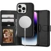 Apple iPhone 16 Pro Tech-Protect Wallet MagSafe dėklas telefonui juodos spalvos
