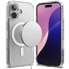 „Ringke Fusion MagSafe“ dėklas, skirtas „Apple iPhone 16“ telefonui – skaidrus matinis