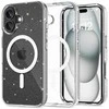 Apple iPhone 16 Tech-Protect FlexAir Hybrid MagSafe Glitter dėklas telefonui skaidrus