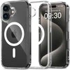 Apple iPhone 16 Tech-Protect FlexAir Hybrid MagSafe Clear dėklas telefonui skaidrus