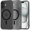 Apple iPhone 16 Tech-Protect Magslim MagSafe Matte dėklas telefonui juodos spalvos