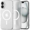 Apple iPhone 16 Tech-Protect Magslim MagSafe Matte dėklas telefonui baltos spalvos