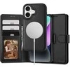 Apple iPhone 16 Tech-Protect Wallet MagSafe dėklas telefonui juodos spalvos