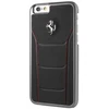 Ferrari kietas dėklas FESEHCP6BKR Apple iPhone 6/6S 488 juodos spalvos/red stiching