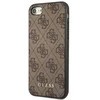 Guess GUHCI8G4GFBR Apple iPhone SE 2022 / 2020/ 7 / 8rudos spalvos kietas dėklas 4G Metal Gold Logo