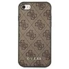 Guess GUHCI8G4GFBR Apple iPhone SE 2022 / 2020/ 7 / 8rudos spalvos kietas dėklas 4G Metal Gold Logo