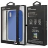 kietas dėklas BMW BMHCPXMSILNA Apple iPhone X/Xs navy Silicone M Collection