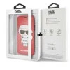 Dėklas Karl Lagerfeld KLFLBKPXKSCORE Apple iPhone X XS knygelė raudona Karl Space Cosmonaut