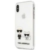 Apple iPhone XS Max Karl Lagerfeld dėklas Karl&amp;Choupette (KLHCI65CKTR) skaidrus
