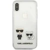 Apple iPhone XS Max Karl Lagerfeld dėklas Karl&amp;Choupette (KLHCI65CKTR) skaidrus