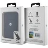 Dėklas Apple iPhone Z MAGSAFE BMW Wallet Card Slot Stand MagSafe Signature Collection (BMWCSMRSK) juodos spalvos