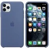 Apple silikoninis dėklas Apple iPhone 11 Pro Max MY122ZM/A LINEN Mėlynas