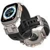 „Spigen DuraPro Armor PU“ dirželis, skirtas „Apple Watch“ 42/44/45/49 mm (juodas)