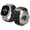 „Spigen DuraPro Armor PU“ dirželis, skirtas „Apple Watch“ 42/44/45/49 mm (juodas)