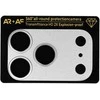 Toptel Apsauginis stiklas Aluminum Metal Camera Full Cover Lens on camera skirtas Apple iPhone 17 Pro Max sidabrinis (camera island+mesh)