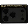 Toptel Apsauginis stiklas Aluminum Metal Camera Full Cover Lens on camera skirtas Apple iPhone 17 Pro juodas (camera island+mesh)