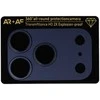 Toptel Apsauginis stiklas Aluminum Metal Camera Full Cover Lens on camera skirtas Apple iPhone 17 Pro Max deep mėlynas (camera island+mesh)