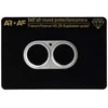Toptel Apsauginis stiklas Aluminum Metal Camera Full Cover Lens on camera skirtas Apple iPhone 17 baltas (camera island)