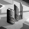 Ringke iPhone 15/ 16 ekrano apsauga Easy Slide Privacy grūdintas stiklas 9H su montavimo rėmeliu (2 vnt.) skaidrus