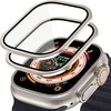 Apsauginis stiklas Apple Watch Ultra 1 / 2 (49mm) Hofi Glass Ring 2 vnt. (Titanium)