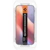 Apsauginis stiklas Apple iPhone 16 Pro / 17 / 17 Pro Spigen Glas.tr „EZ Fit” Privacy 2-pack