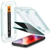 Apsauginis stiklas Apple iPhone 16 Pro / 17 / 17 Pro Spigen Glas.tr „EZ Fit” Privacy 2-pack
