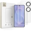 apsauginis stiklas Tech-Protect Glass Set+ 3-pack skirta Samsung Galaxy S25 Edge – skaidrus