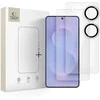 apsauginis stiklas Tech-Protect Glass Set+ 3-pack skirta Samsung Galaxy S25 Edge – skaidrus