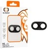 Apsauginis stiklas Tel Protect 95% AR+AF Full Metal Camera Protector on camera skirta Apple iPhone 17 juodos spalvos (camera island)