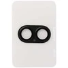 Apsauginis stiklas Tel Protect 95% AR+AF Full Metal Camera Protector on camera skirta Apple iPhone 17 juodos spalvos (camera island)