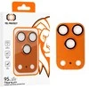 Apsauginis stiklas Tel Protect 95% AR+AF Full Metal Camera Protector on camera skirta Apple iPhone 17 Pro Max oranžinis (camera island)