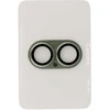 Apsauginis stiklas Tel Protect 95% AR+AF Full Metal Camera Protector on camera skirta Apple iPhone 17 žalias (camera island)