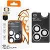 Apsauginis stiklas Tel Protect Titanium Lens 99% AR Aramid Series on camera skirtas Apple iPhone 16 Pro/16 Pro Max (objektyvui 3 vnt)