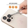 Apsauginis stiklas Tel Protect Titanium Lens 99% AR on camera skirtas Apple iPhone 17 Pro/17 Pro Max transparent (objektyvui 3 vnt)
