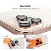 Apsauginis stiklas Tel Protect Titanium Lens 99% AR on camera skirtas Apple iPhone 17 Pro/17 Pro Max transparent (objektyvui 3 vnt)