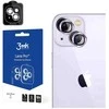 Apsauginis stiklas telefono kamerai Apple iPhone 15 3MK Lens Protection Pro rožinės spalvos