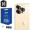 Apsauginis stiklas telefono kamerai Apple iPhone 15 Pro 3MK Lens Protection Pro aukso spalvos