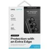 UNIQ Optix Aliuminio Camera LensProtector Samsung Galaxy S24 S921 midnight juodas su aplkatoiumi