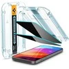 Apsauginis stiklas telefonui Apple iPhone 15 Spigen Glas.tr „EZ Fit” Privacy 2-pack