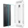 Apsauginis stiklas telefonui Samsung Galaxy S24 Ultra Spigen Glas.tr „EZ Fit” 2 vnt. skaidrus