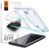 Apsauginis stiklas telefonui Samsung Galaxy S24 Ultra Spigen Glas.tr „EZ Fit” 2 vnt. skaidrus