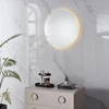 Apvalus LED vonios veidrodis, montuojamas ant sienos, 60 cm, 3 spalvų, jutiklinis jungiklis ModernHome