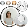 Apvalus LED vonios veidrodis, montuojamas ant sienos, 60 cm, 3 spalvų, jutiklinis jungiklis, ryškumo reguliavimas, ModernHome