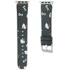 Apyrankė Apple Watch 1 / 2 / 3 / 4 / 5 / 6 / SE / 7 / 8 (38 / 40 / 41 mm) Hello Kitty Strap Heads &amp; Bows Pattern (HKAWMPSAPSK) juodos spalvos