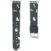 Hello Kitty apyrankė HKAWMPSAPSK Apple Watch 38/40/41mm juodos spalvos apyrankė Heads & Bows Pattern