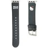 Hello Kitty apyrankė HKAWMPGKHK Apple Watch 38/40/41mm juodos spalvos apyrankė Kitty Head
