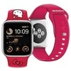 Hello Kitty apyrankė HKAWMSCHBLR Apple Watch 38/40/41mm Raudona apyrankė Silicone Kitty Head