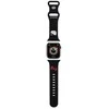 Hello Kitty apyrankė HKAWMSCHBLK Apple Watch 38/40/41mm juodos spalvos apyrankė Silicone Kitty Head