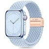 Apyrankė Apple Watch 3 / 4 / 5 / 6 / 7 / 8 / 9 / SE (38 / 40 / 41 mm) Tech-Protect Nylonmag Baby mėlynas