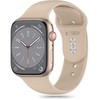 Apyrankė Apple Watch 4 / 5 / 6 / 7 / 8 / 9 / SE / Ultra 1 / 2 (42 / 44 / 45 / 49 mm) Tech-Protect silikoninė Walnut gelsvos spalvos
